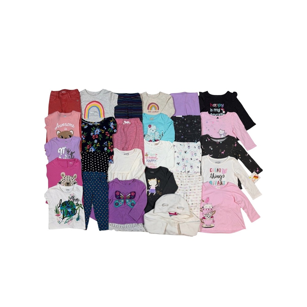 Toddler Girls Clothing Lot 27pc 18-24M Jumping Beans Baby Gap Carters Gymboree